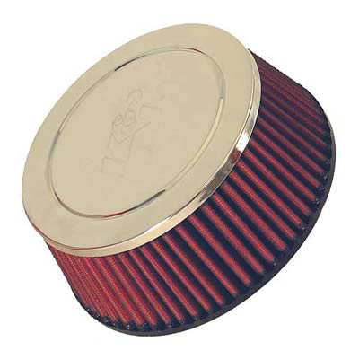 K&N Filters KNRC-5116 Universal Chrome Air Filter 45Mm Flg 174Mm B 148.5Mm T