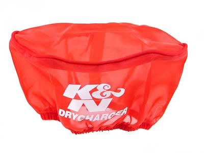 K&N Filters KN22-2015PR Universal Fit Drycharger 4.5X7"Ovl Tprd Red"