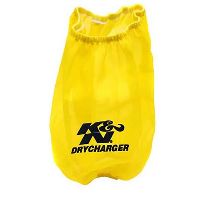 K&N Filters KNRF-1017DY Universal Fit Drycharger Wrap Yellow