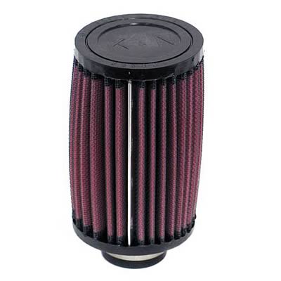 K&N Filters KNRU-0080 Universal Rubber Filter 1-1/4 Flg 3"Od 5"H"