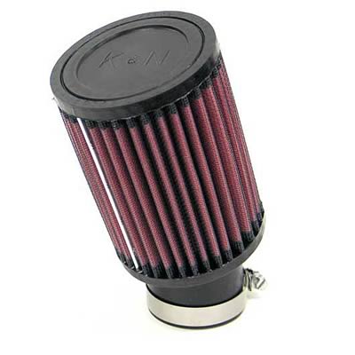 K&N Filters KNRU-1410 Universal Rubber Filter 1-15/16"20 Deg Flg 3-1/2"Od"