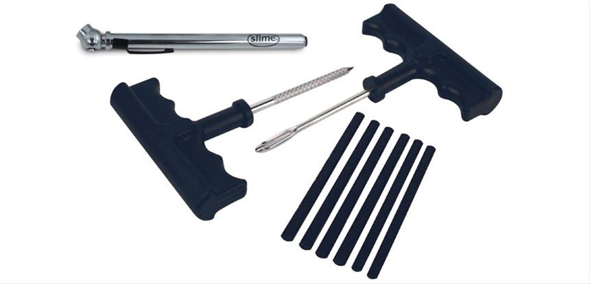 Slime FS-20133 Slime Tire Tackle Tire Re (pair) Kit 9 Piece Set
