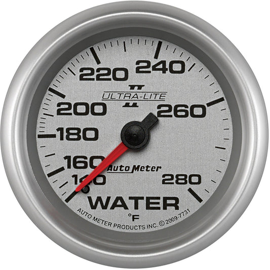 AutoMeter AU7731 Ultra-Lite II 2-5/8" Mech Water Temperature Gauge 140-280¶øF