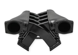 Holley HO820202 Sniper Fab Inlet Manifold Blk Dual Plenum 92mm T/Body LS1