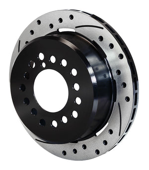 WIL160-9813-BK | Srp Rotor Drilled Black - Lh