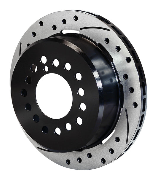WIL160-9813-BK | Srp Rotor Drilled Black - Lh