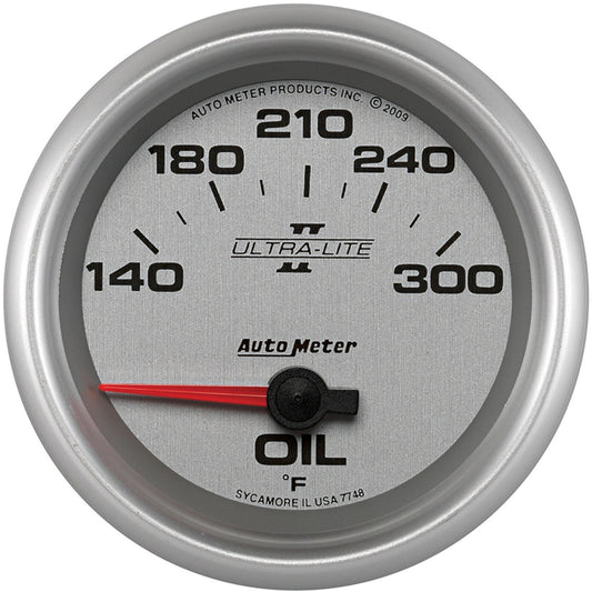 AutoMeter AU7748 Ultra-Lite II 2-5/8" Elec Oil Temperature Gauge 140-300¶øF