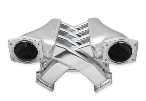 Holley HO822201 Hi Ram Intake Dual Plenum Silver 92mm T/Body suits LS3