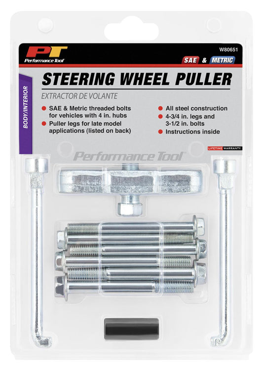 Performance Tool Steering Wheel Puller Kits W80651