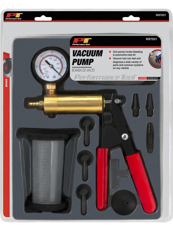 WMR-W87031 WMR-W87031 Performance Tool Brake Bleeder Vacuum Pump Kit W87031