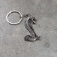 Engine Master Australia COBRA-Silver Cobra-Silver Shelby Cobra Keyring Key Chain - Mustang Ford Fastback Gt