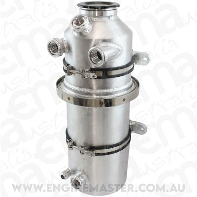 Aeroflow AF77-1050 Dry Sump Tank 19.5" X 6" 2 Gal495mm X 152mm 7.5L Raw Alloy