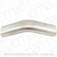 Aeroflow AF9404-3000 3" 45 Degree Vertical Oval Tubexhaust Pipe 304 S/S 150mm Leg