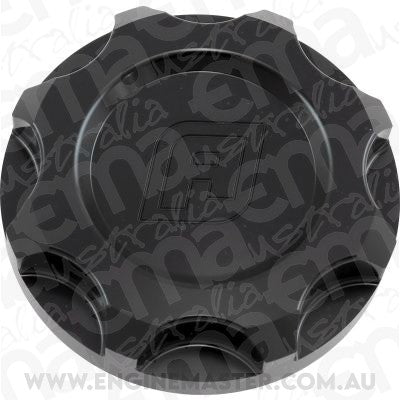 Aeroflow AF82-1011BLK Subaru Billet Oil Cap Filler Plug Ej20 Ej25 Black