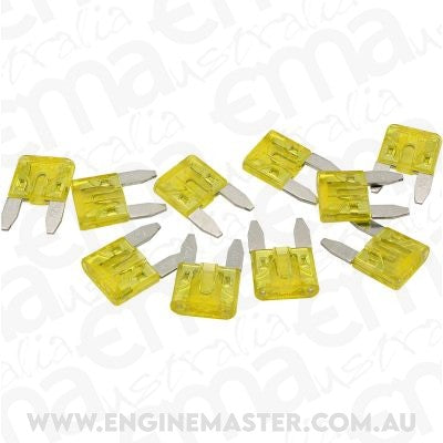 Aeroflow AF49-4020 20 AMP MINI BLADE FUSE YELLOW