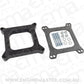 Aeroflow AF42-9136 Carburettor Phenolic 1" Open Spacer Black 4150 Carby