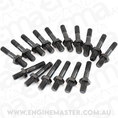 Aeroflow AF37-1103 Rocker Arm Studs 3/8" 16 Pack Uhl 1.750" Ford Holden Chev