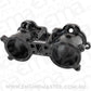 Aeroflow AF64-2255BLK Subaru Tgv Delete Adapters 01-07 Wrx Sti 14-22 Pair
