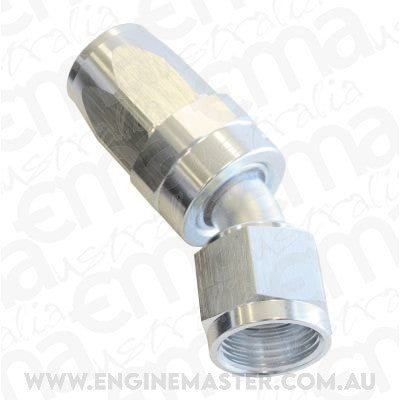 Aeroflow AF117-20S -20AN Taper Series 30 Degree Hose End Silver
