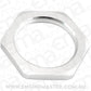 Aeroflow AF59-924-04S Replacement -4AN Jam Nut Full Flow Bulkhead Silver Half Nut