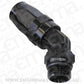 AEROFLOW TAPER STYLE 45Ã¸ HOSE END MALE -6ORB TO -6 HOSE BLACK AF844-06-06BLK
