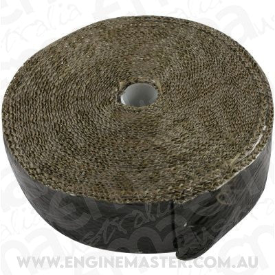 Aeroflow AF91-3017 Titanium Aluminised Exhaust Wrap Insulation 2" X 50Ft Rollblack Foil Aeroflow AF 91-3017