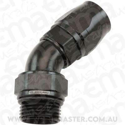 Aeroflow AF582-12-12DBLK Male End -12ORB to 12AN Teflon