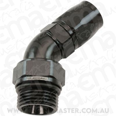 Aeroflow AF582-10-12DBLK Male End -12ORB to 10AN Teflon