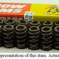Crow Cams CROW-4511X-16 4511X-16 Gm Ls1 Conical Valve Spring Set 4511X-16 .500 Lift 110-115Lb/In Rate