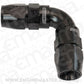 Aeroflow AF593-06-06DBLK 90 Deg -6AN To -6AN Teflon Full Flow Hose Ends Black Ptfe