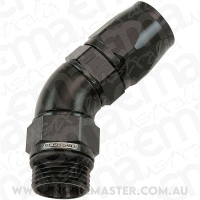Aeroflow AF582-10-10DBLK Male End -10ORB to 10AN Teflon