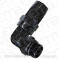 Aeroflow 100 & 450 series braided hose TAPER STYLE 90 END MALE -12 ORB TO -10 BLACK Aeroflow Performance Products AF849-10-12BLK