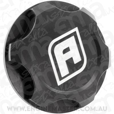 Aeroflow AF82-1010BLK Toyota 2Jz Billet Oil Cap Filler Plug 1Jz Black