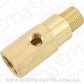 Aeroflow AFGA-39 Oil Pressur Gauge 3/8 Adaptor CAN Use For Pro Lite 1/8 Npt