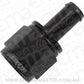 Aeroflow AF411-10-08BLK Female -10AN To 1/2" Barb Black With Tube Nut