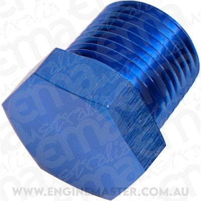 Aeroflow AF933-01 Npt Hex Head Plug 1/16" Npt Blue 1/16" Npt Nos Radiator
