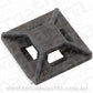 Aeroflow AF98-9996-25 Cable Tie Mounts 12.5 X 12.5mmnylon 3M Pad Mount Black