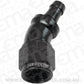 Aeroflow AF517-06-05BLK -6AN To 5/16" Barb 30 Deg Fullflow Push Lock Black