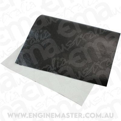 Aeroflow AF91-6003BLK 40" X 72" Aluminised Heat Barrier Black Finish