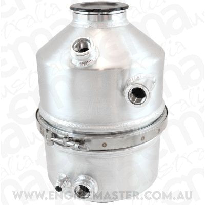 Aeroflow AF77-1053 Dry Sump Tank 16" X 9" 3 Gal 406mm X 228mm 11.3L Raw Alloy