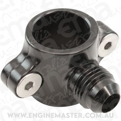 Aeroflow AF107-12-06BLK Clamp On 3/4" Hard Line to -6