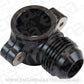 Aeroflow AF107-05-06BLK Clamp On 5/16" Hard Line To -6-6AN Male AN Adapter Black