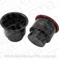 Aeroflow AF72-9088BLK Large Cup Holders Black Pair Shifter Riser Drink Hold