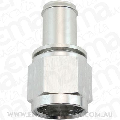 Aeroflow AF411-10S Female -10AN To 5/8" Barb Silver With Tube Nut
