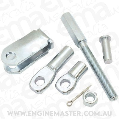 Aeroflow Performance Products AF300-170 Brake Booster Extension Rod Clevis Kit Steel 4-3/4" Long