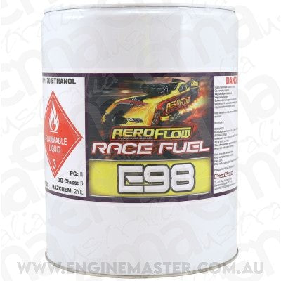 Aeroflow E98 Racing Fuel 20 Litre (5.2 Gallon) Container