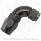 Aeroflow AF573-08-06DBLK Stepped 90 Degree End -8 Hose