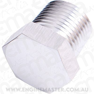 Aeroflow AF933-01S Npt Hex Head Plug 1/16" Npt Silver 1/16" Npt Nos Radiator