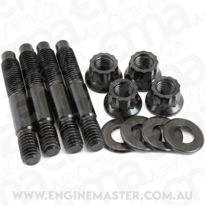 Aeroflow AF37-1051 Carburettor Stud Kit Suit 1/2"Spacer 4 Pack 8740 12 Point