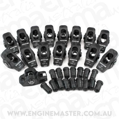 Aeroflow AF95-1105 Chev SB Rocker Arms 7/16" Stud 1.5